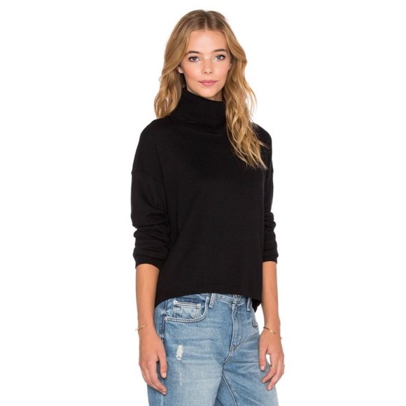 Revolve One Teaspoon Night Fall Cashmere Funnel Turtleneck Sweater Size XS - Picture 5 of 9